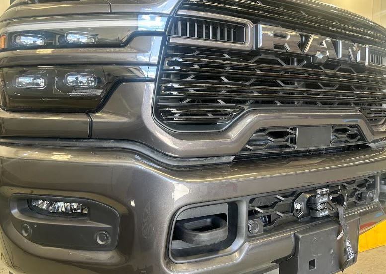 RAM 2019+ 2500 3500 BUMPER HIDDEN WINCH MOUNT
