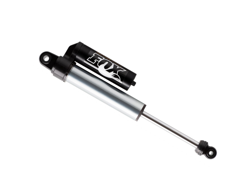 Rear Fox shocks for RAM 2500, 2.5 Factory Series Reservoir Smooth Body shocks from Geared for Adventure.