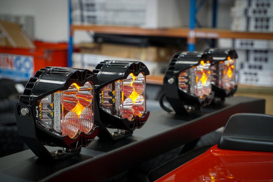 Baja Designs LP4 Pro -Driving Combo LED 4" CLEAR -PAIR