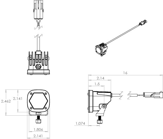 Baja Designs S1 Spot LED 2.1