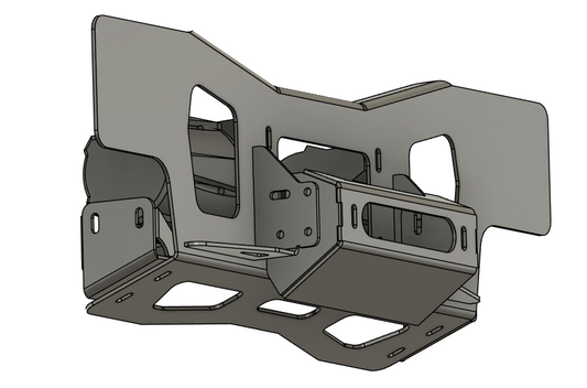BUMPER HIDDEN WINCH KIT SILVERADO 2500 3500