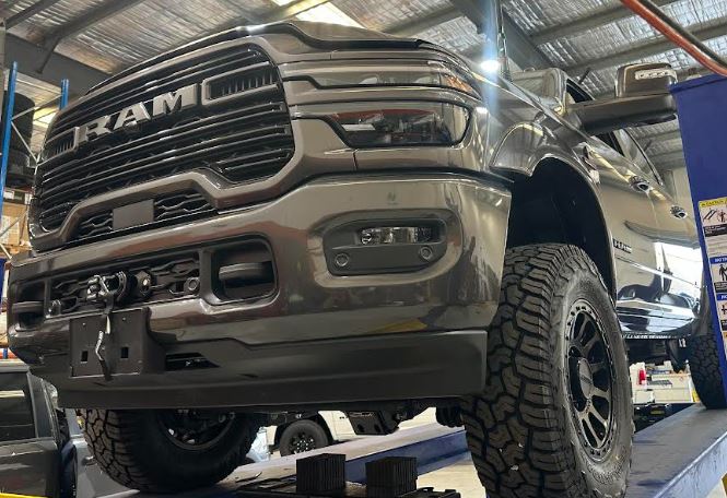 RAM 2019+ 2500 3500 BUMPER HIDDEN WINCH MOUNT