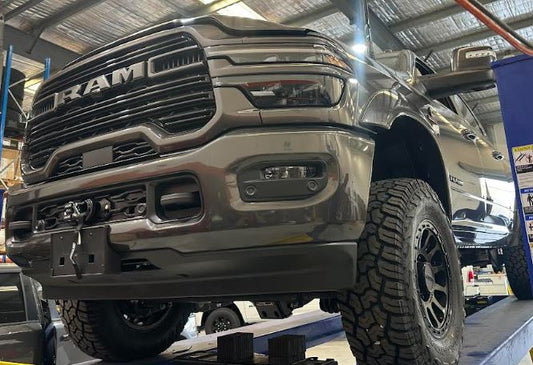 RAM 2019+ 2500 3500 BUMPER HIDDEN WINCH MOUNT