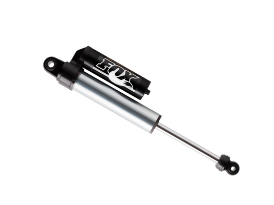 Rear Fox shocks for RAM 2500, 2.5 Factory Series Reservoir Smooth Body shocks from Geared for Adventure.