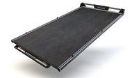 Silver BedSlide Classic for Ram 1500/2500 with 5'7 Rambox, durable truck bed slide in a sleek silver finish.