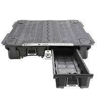 DECKED Australia drawer system installed in RAM 1500 Express, 2500, or 3500 pickup trucks showing organized storage in truck bed.